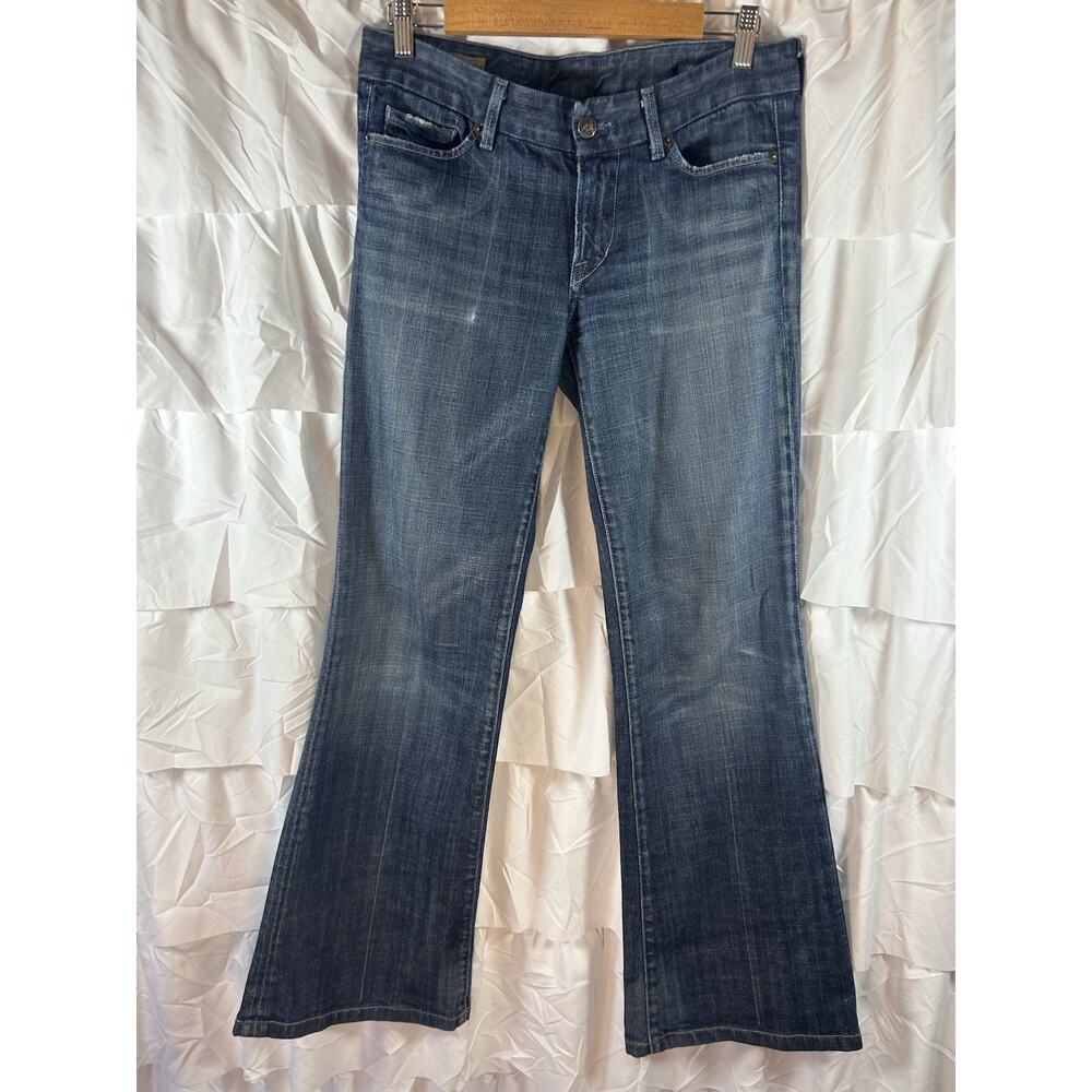 Citizens of Humanity jeans Faye #003 stretch low waist full leg 28 bootcut - Picture 1 of 9